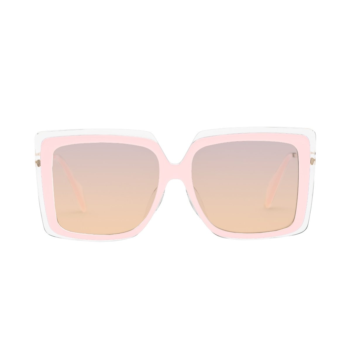 Couldn't Care Less | Nude Pink Oversize Square sunglasses | Boyish | REVÉ by RENÉ