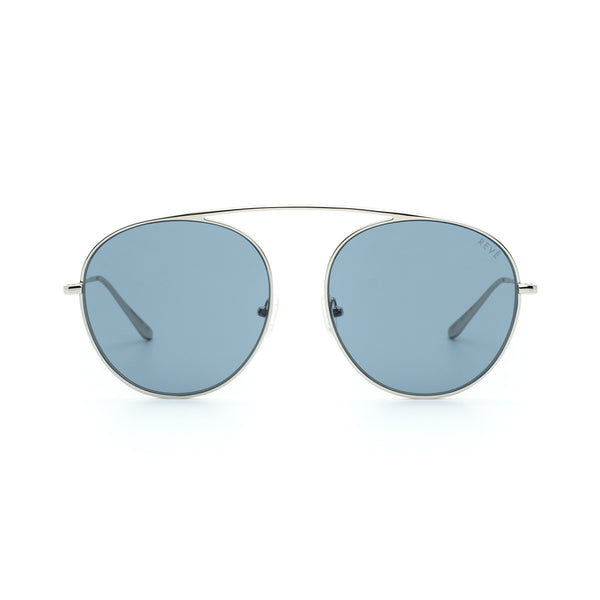 4AM | Dark Aquamarine Blue | Aviator Sunglasses - Asian Fit