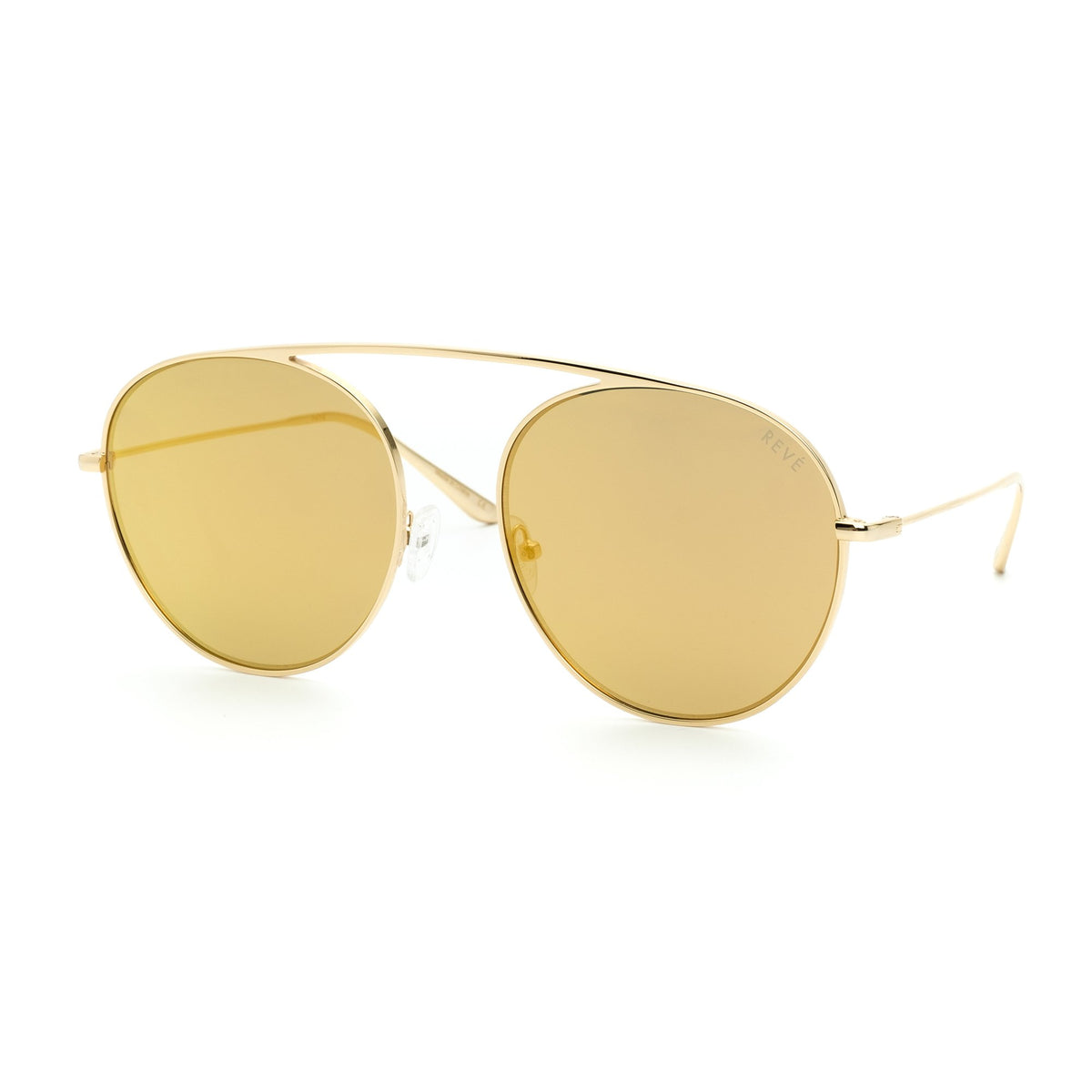 4AM | Gold | Aviator Sunglasses - Asian Fit