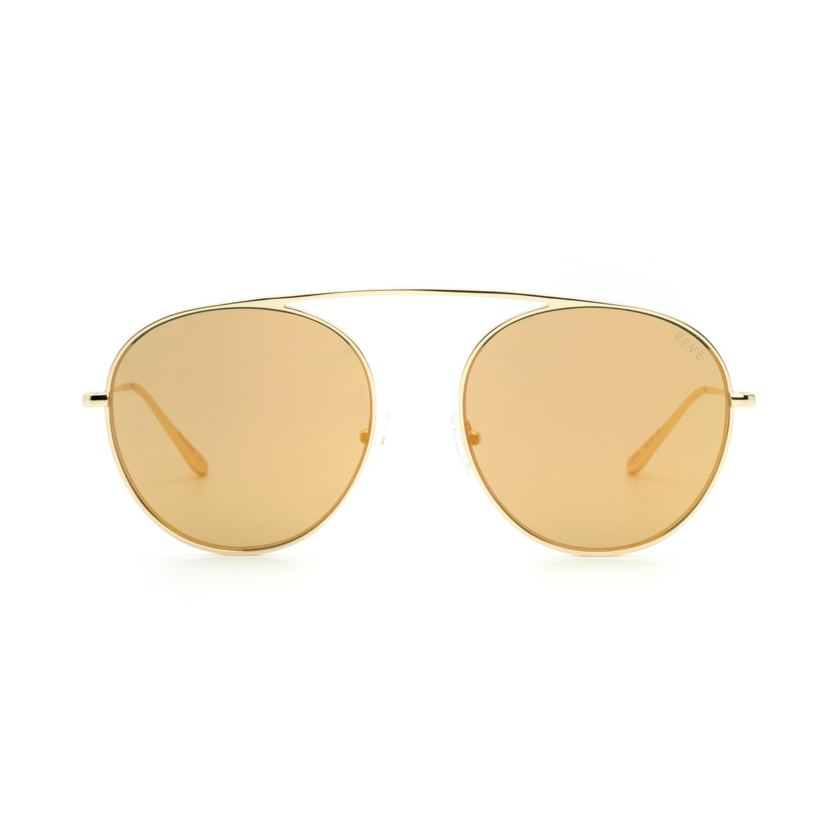 4AM | Gold | Aviator Sunglasses - Asian Fit