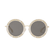 Honey Trap | Seashell | Fun Retro circle sunglasses