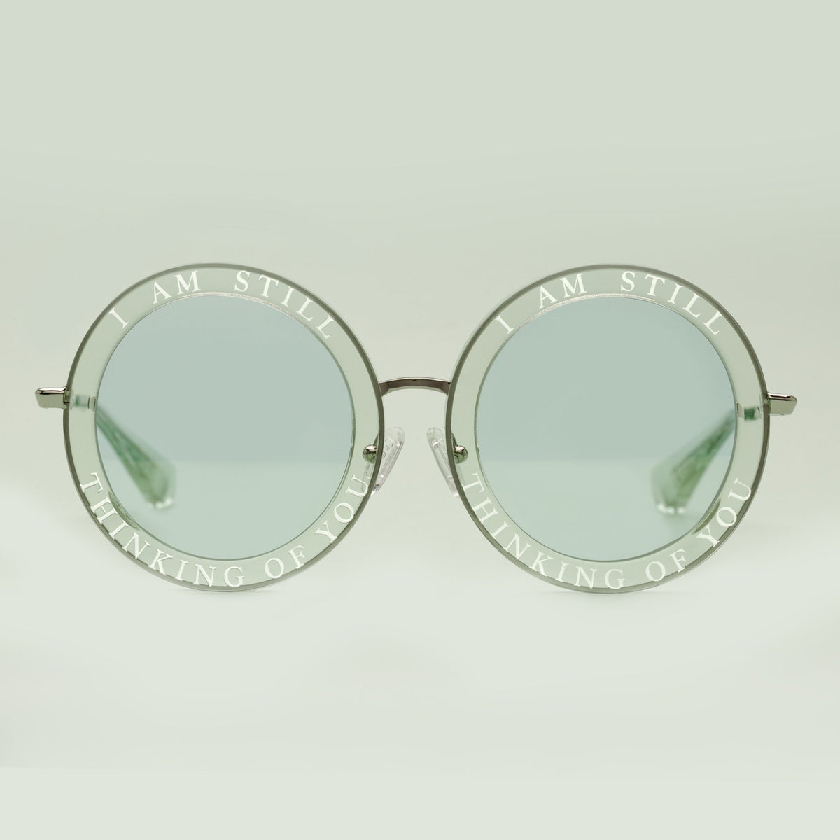 Honey Trap | Green | Fun Retro circle sunglasses