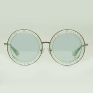 Honey Trap | Green | Fun Retro circle sunglasses