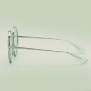 Honey Trap | Green | Fun Retro circle sunglasses