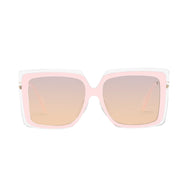 Couldn't Care Less | Nude Pink Oversize Square sunglasses | Boyish | REVÉ by RENÉ