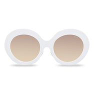 I'm On the Moon! | Nebula Pink | Cartoonish Oversize oval sunglasses from the REVE by RENE x Peanuts Collection